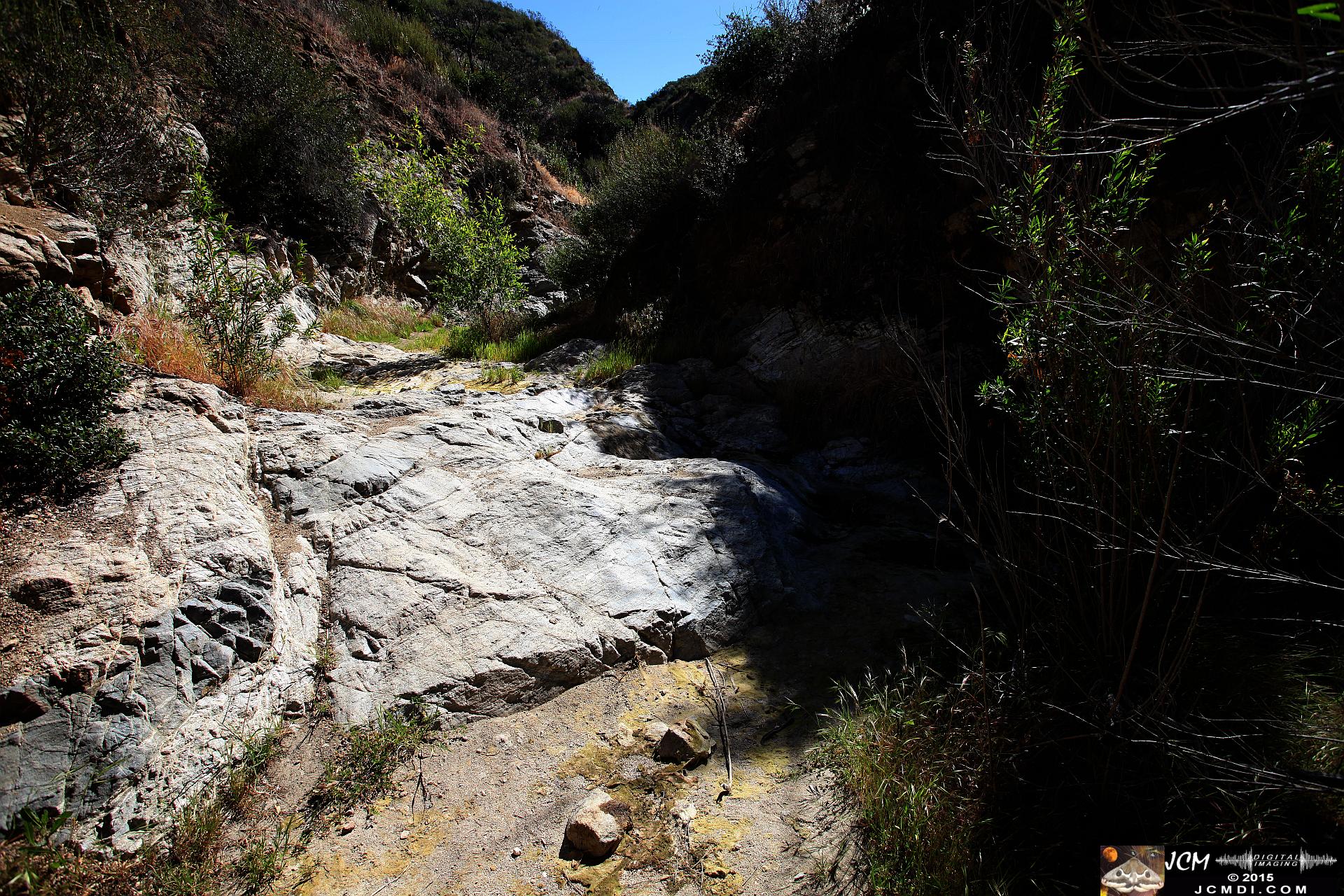 Whitney Canyon Hike dry waterfalls
